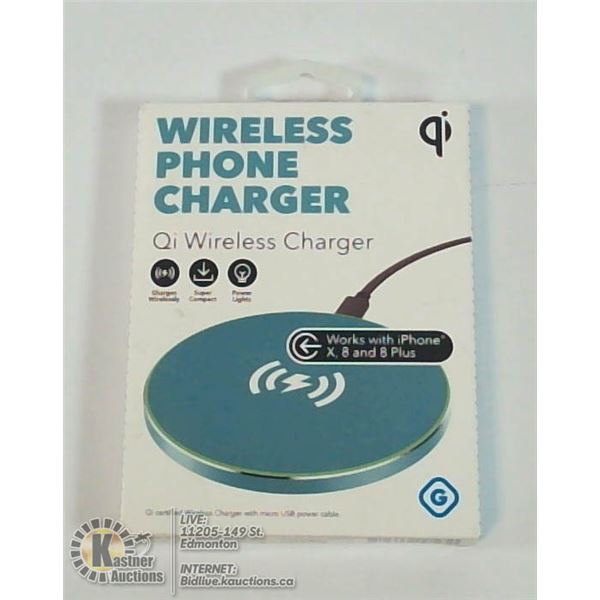 NEW GEMS QI WIRELESS PHONE CHARGER