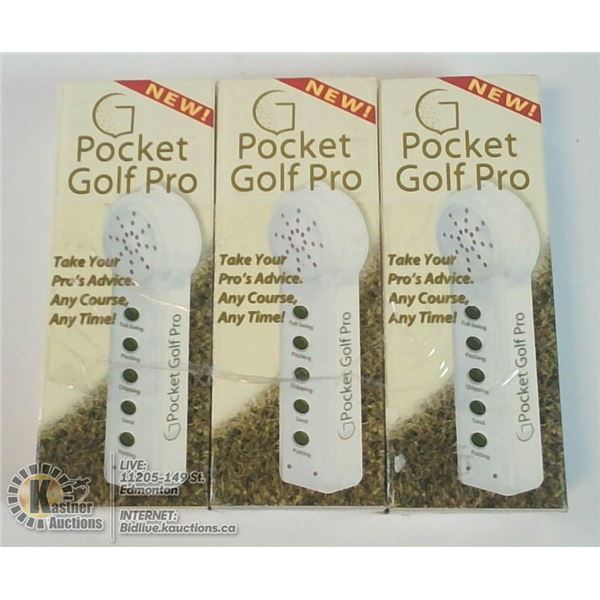 3 NEW GOLF RECORDING DEVICES