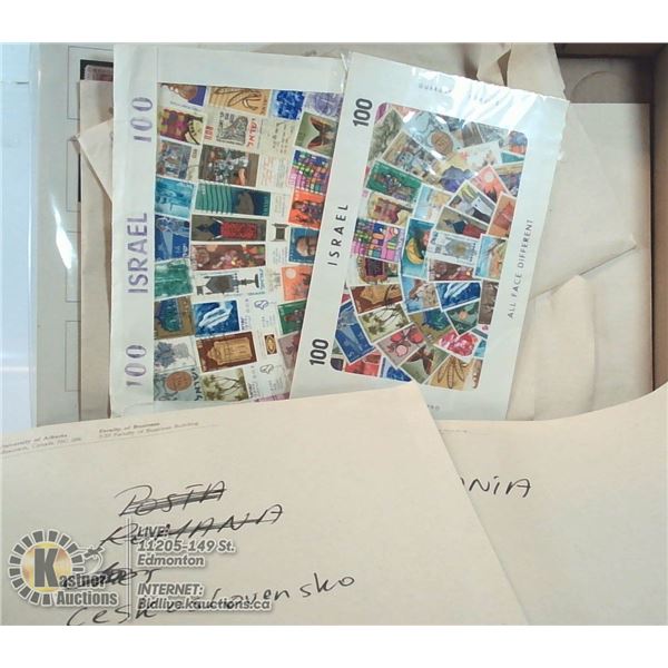 FLAT OF ESTATE COLLECTIONS STAMPS