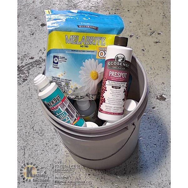 ECO FIRENDLY CLEANING PRODUCTS- ASSORTED IN PAIL