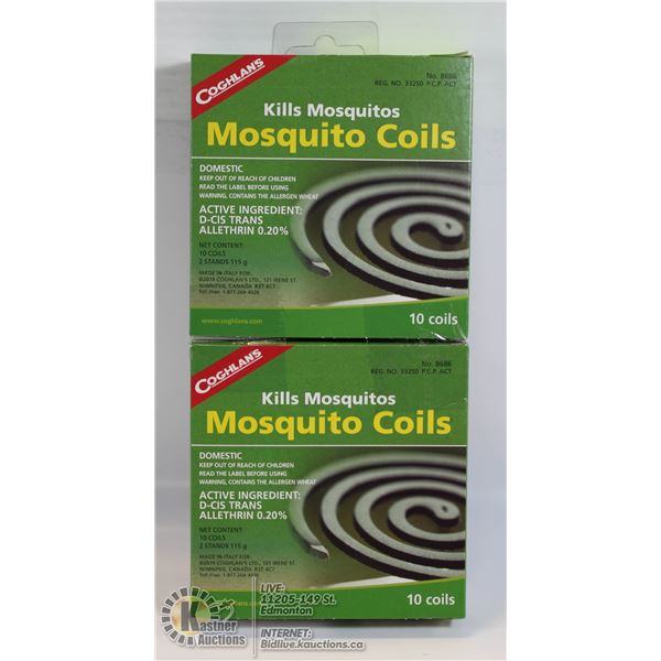 20 COGHLANS MOSQUITO COILS