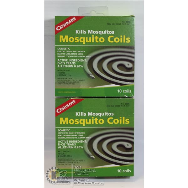20 COGHLANS MOSQUITO COILS