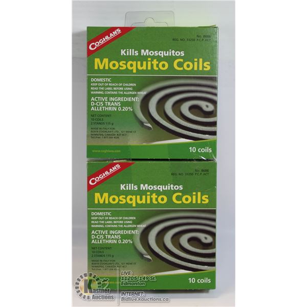 20 COGHLANS MOSQUITO COILS