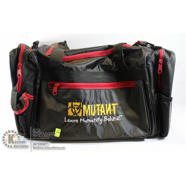 MUTANT "LEAVE HUMANITY BEHIND" GYM BAG.