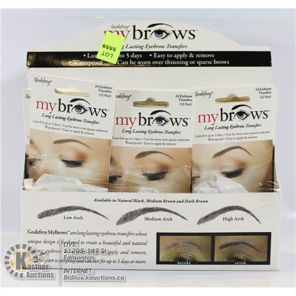 GODEFROY MYBROWS LONG LASTING EYEBROW TRANSFERS