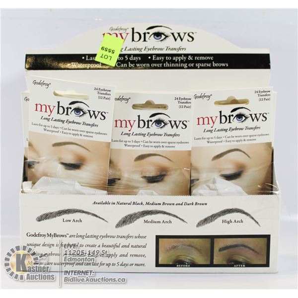 GODEFROY MYBROWS LONG LASTING EYEBROW TRANSFERS