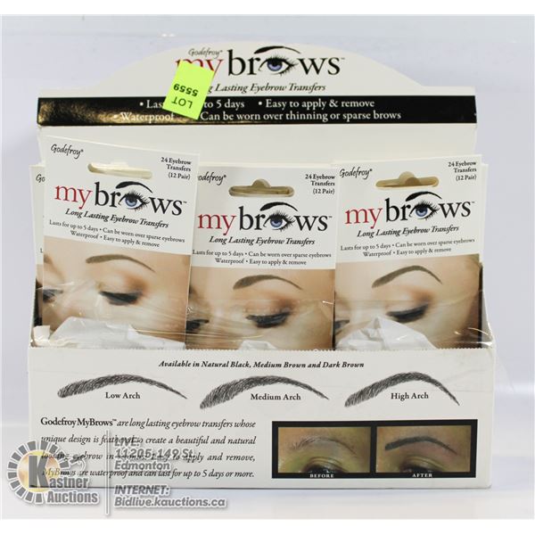 GODEFROY MYBROWS LONG LASTING EYEBROW TRANSFERS