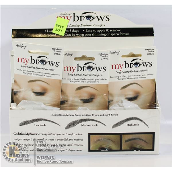GODEFROY MYBROWS LONG LASTING EYEBROW TRANSFERS