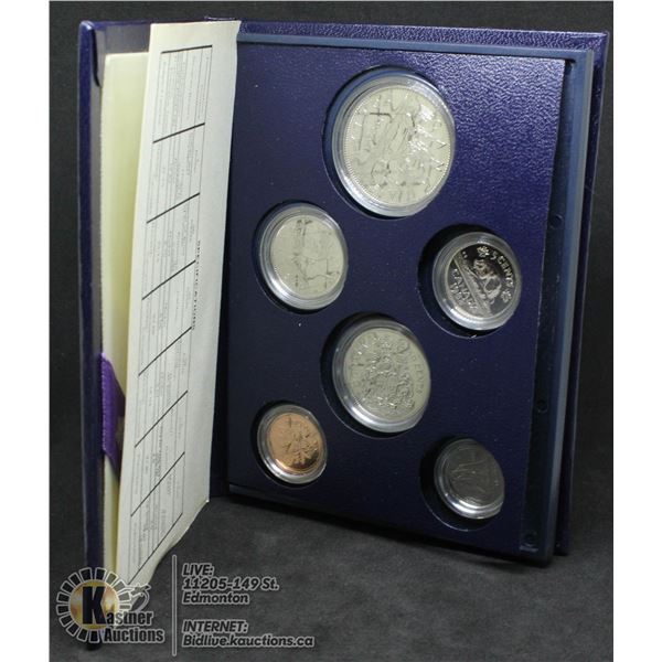 1982 CASED SPECIMEN CANADA COIN SET