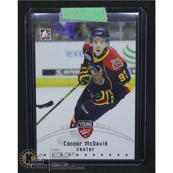 CONNOR MCDAVID LEAF YOUNG STARS CARD
