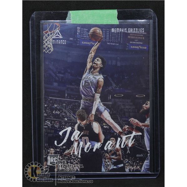 JA MORANT LUMINANCE ROOKIE CARD - THE DUNK