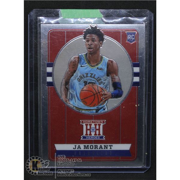 JA MORANT HOMETOWN HEROES ROOKIE CARD
