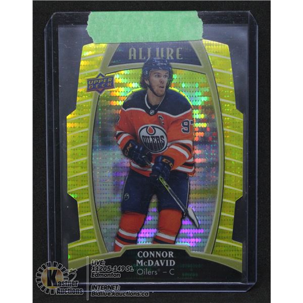 CONNOR MCDAVID YELLOW TAXI PARALLEL CARD