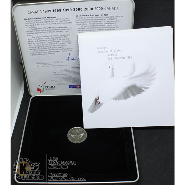 CANADA POST MILLENNIUM STAMP/COIN SET- 1999-2000