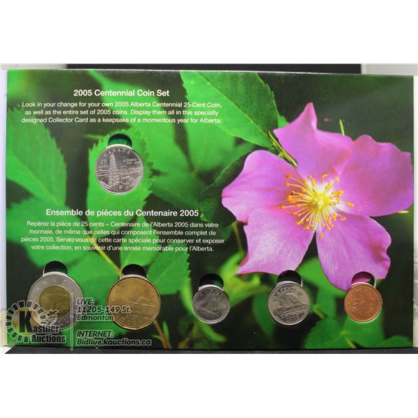 2005 ROYAL CANADIAN MINT  ALBERTA CENTENNIAL COIN