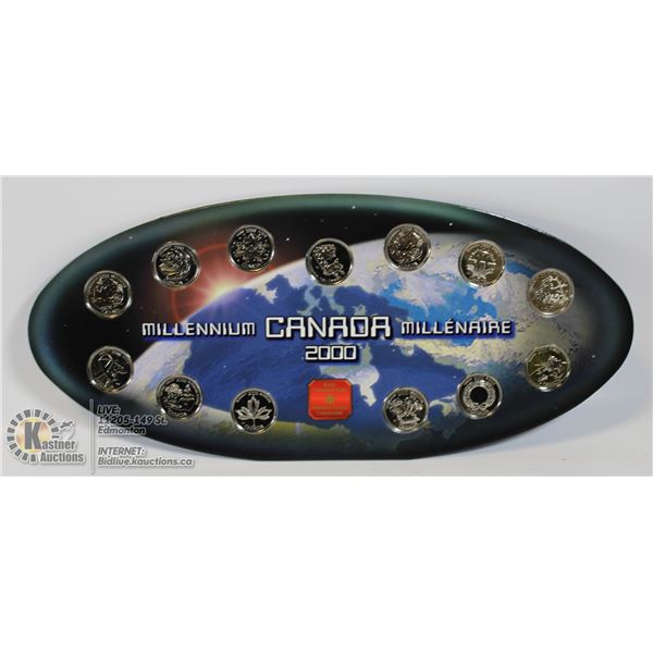 2000 ROYAL CANADIAN MINT MILLENIUM COIN SET