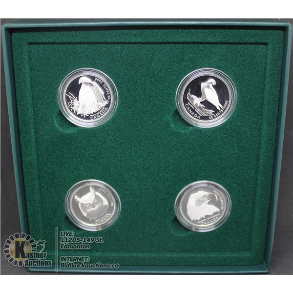 2000 RCM STERLING SILVER FIFTY CENT FOUR-COIN SET