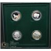 Image 1 : 1999 RCM STERLING SILVER FIFTY CENT FOUR-COIN SET