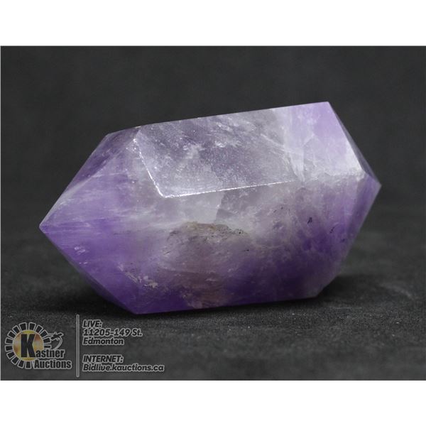 #293-NATURAL AMETHYST 2 POINT 58.90G