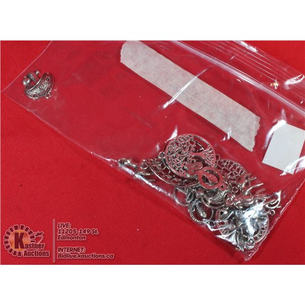 1OZ BAG OF SILVER CHARMS