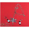 Image 1 : DRAGONFLY NECKLACE W/EARRINGS