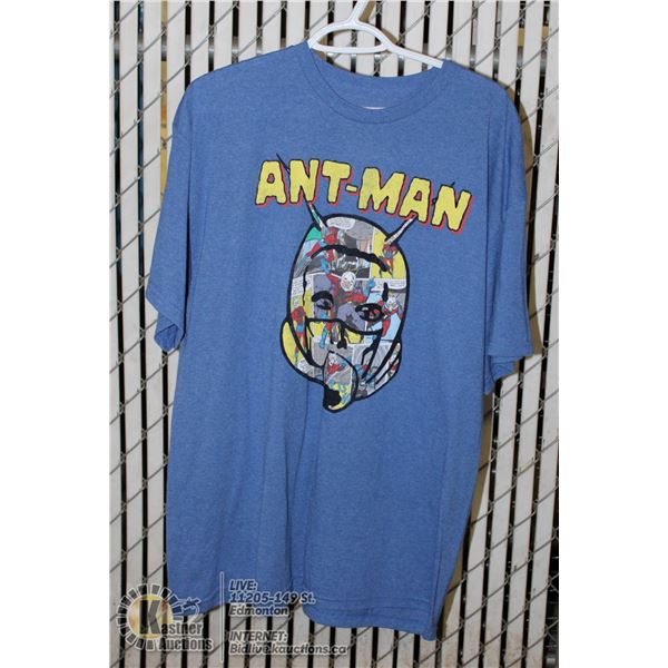 BLUE T-SHIRT "ANT MAN" SIZE XL