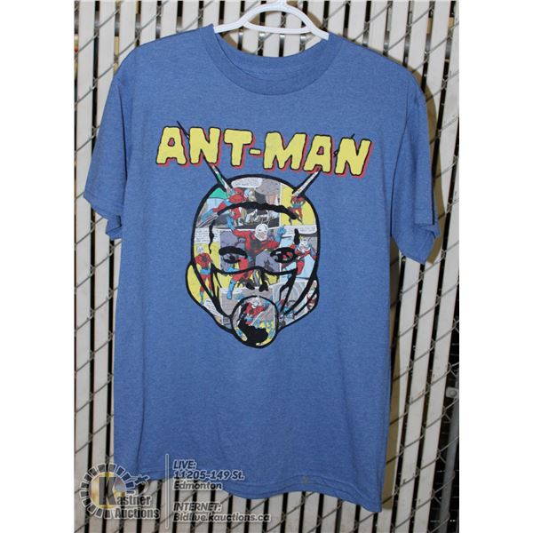 BLUE T-SHIRT "ANT MAN" SIZE M