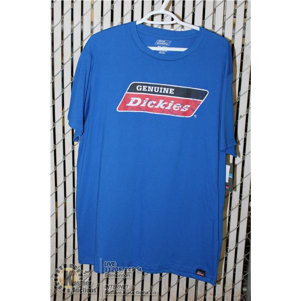 BLUE T-SHIRT GENUINE DICKIES SIZE XL
