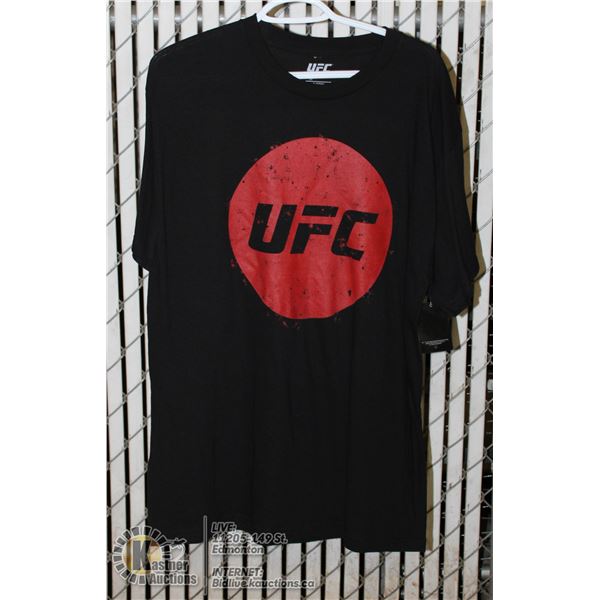 BLACK T-SHIRT UFC SIZE L