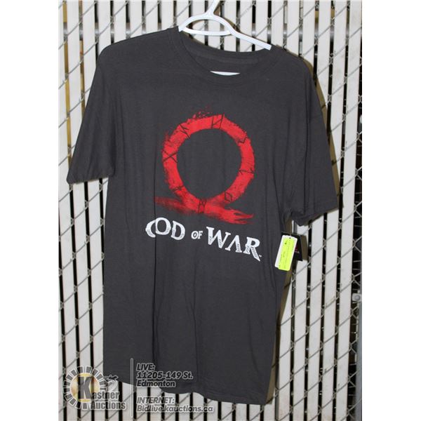 GREY T-SHIRT "GOD OF WAR" SIZE M