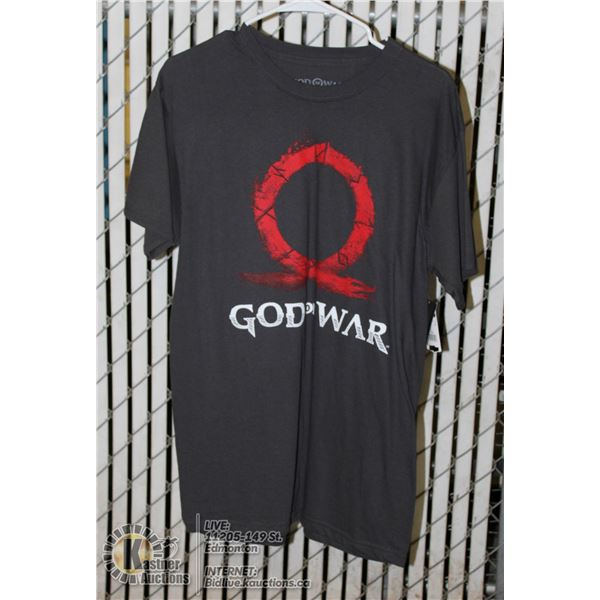 GREY T-SHIRT "GOD OF WAR" SIZE M