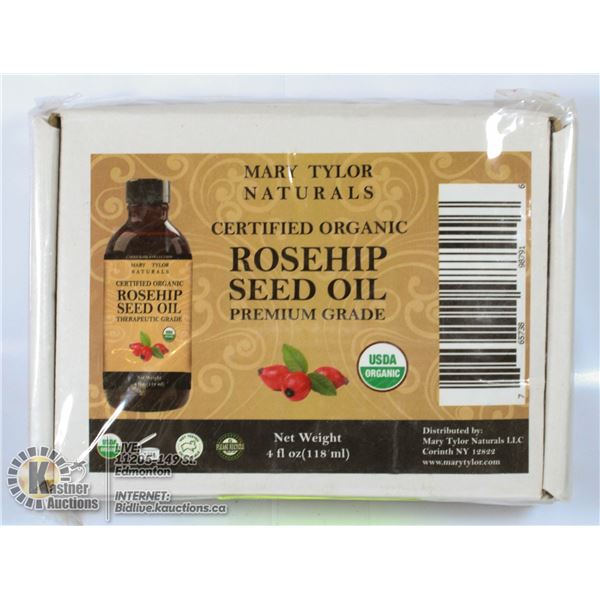 CERTIFIED ORGANIC ROSEHIP SEED OIL PREMIUM GRADE