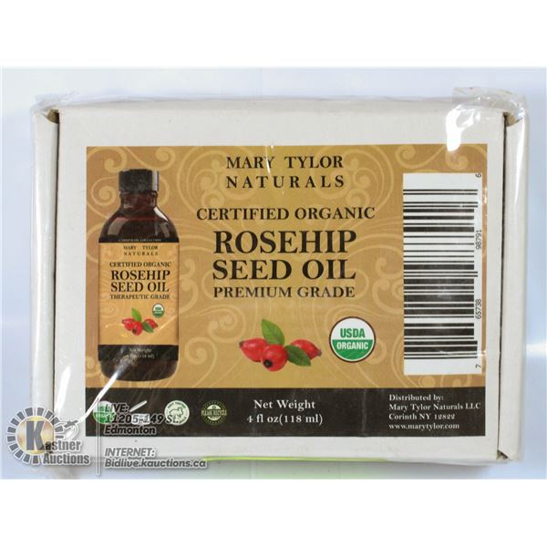CERTIFIED ORGANIC ROSEHIP SEED OIL PREMIUM GRADE