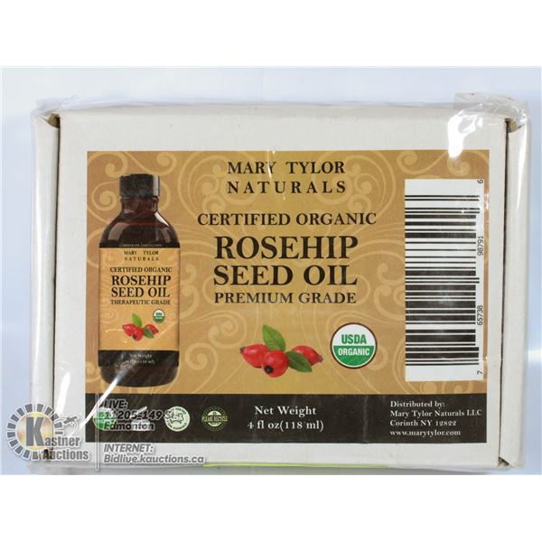 CERTIFIED ORGANIC ROSEHIP SEED OIL PREMIUM GRADE
