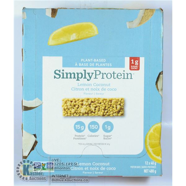 SIMPLYPROTEIN  BARS (LEMON COCONUT)