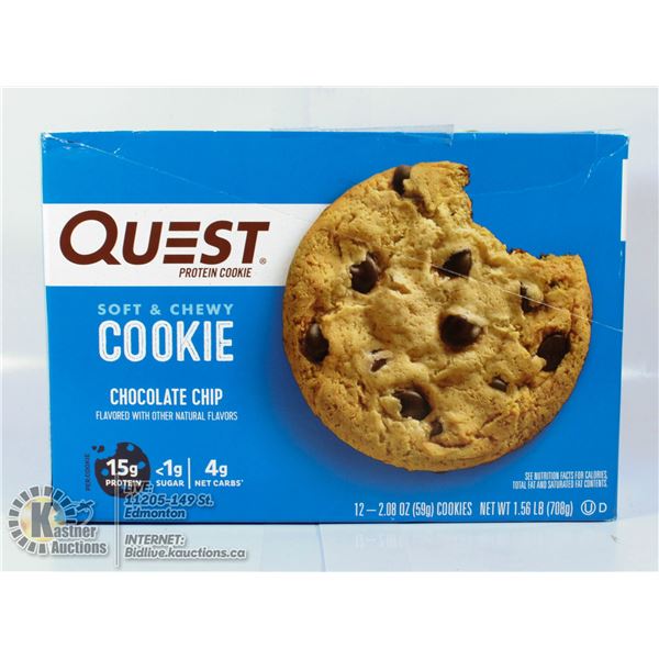 QUEST PROTEIN CHOCOLATE CHIP PROTEIN 12 PACK