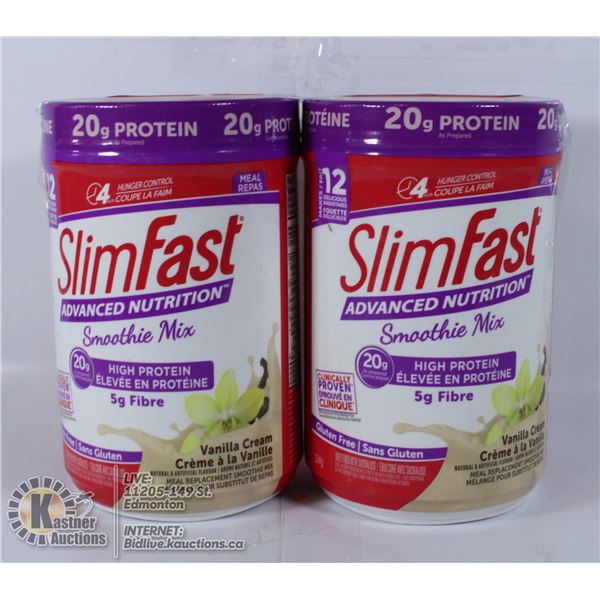 SLIM FAST ADVANCED NUTRITION SMOOTHIE MIX VANILLA