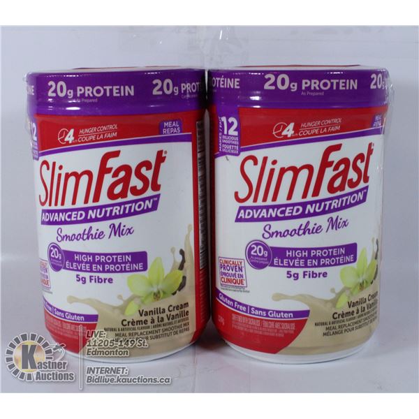SLIM FAST ADVANCED NUTRITION SMOOTHIE MIX VANILLA