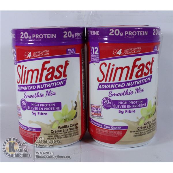 SLIM FAST ADVANCED NUTRITION SMOOTHIE MIX VANILLA