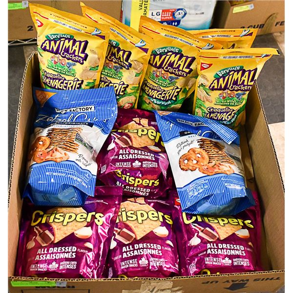 FLAT LOT OF VARIOUS CRACKERS