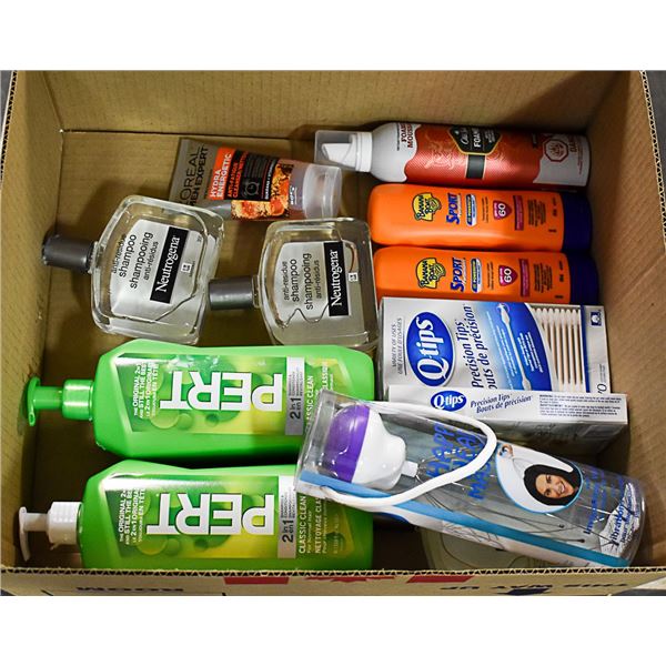 FLAT LOT OF HAIR AND VARIOUS OTHER PRODUCTS