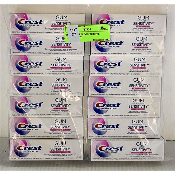 BAG LOT OF GUM SENSITIVE TOOTHPASTE