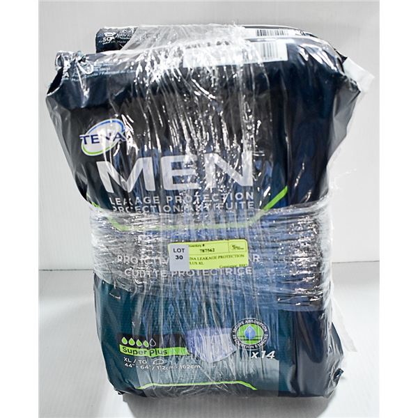 MENS TENA LEAKAGE PROTECTION SUPER PLUS XL