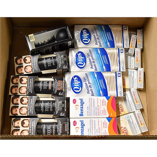 FLAT LOT OF HAIR AND SKIN CARE PRODUCTS