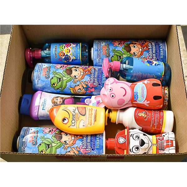 FLAT LOT OF BRAND NAME BUBBLE BATH