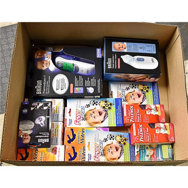 FLAT LOT OF BRAND NAME BABY CARE PRODUCTS