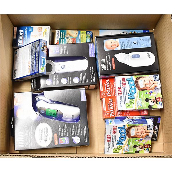 FLAT LOT OF BRAND NAME BABY CARE PRODUCTS