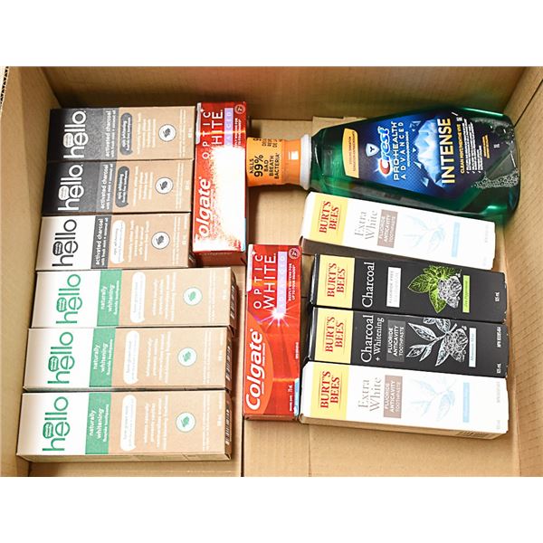 FLAT LOT OF HEALTHY TOOTHPASTE