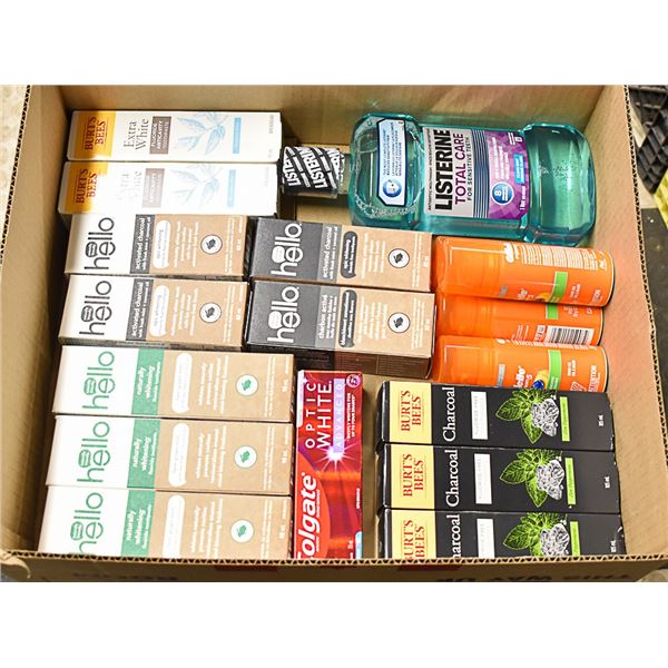 FLAT LOT OF HEALTHY TOOTHPASTE