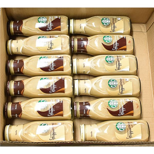 FLAT LOT OF STARBUCKS FRAPPUCCINO